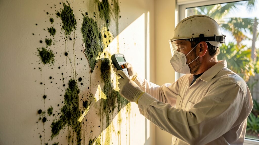 Attic mold growth in Miami FL caused by humidity and leaks, with solutions to prevent and remove mold in Miami Florida.