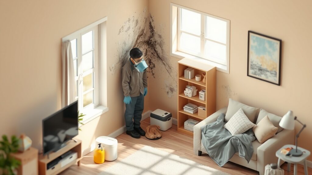 Mold remediation process in Surfside FL for effective mold removal and prevention in homes and businesses.