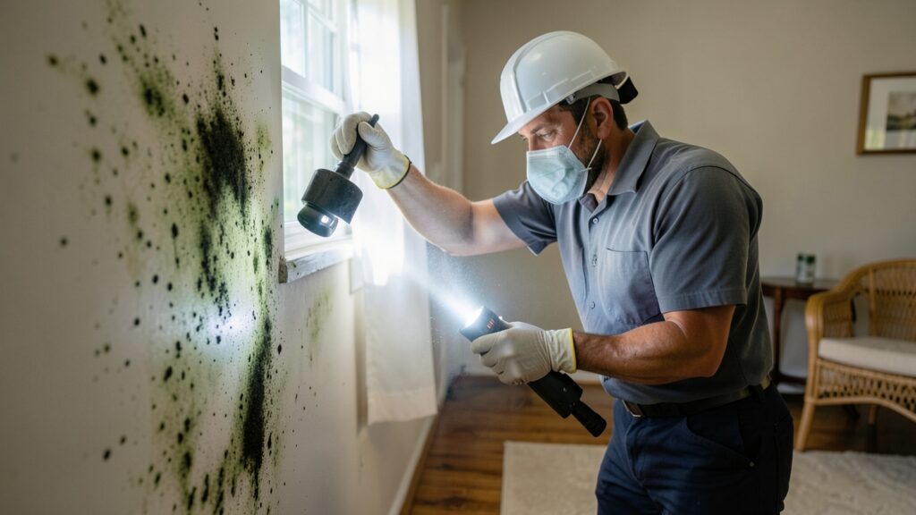 Real mold remediation process in Florida home showing professional cleanup in Florida, FL